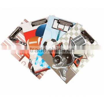 Good Quality Low Price Custom Printed Clamp File Folder, File Cover Decoration, Bill Folder