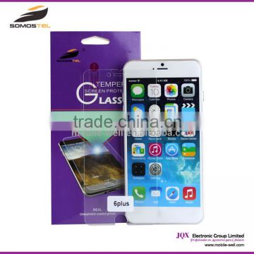 [Somostel] 9h tempered glass protector for iphone 6 plus,for iphone 6 plus tempered glass protector,tempered glass screen