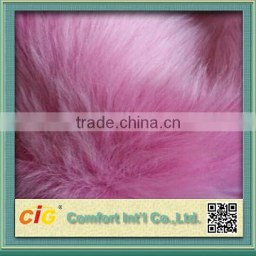 Wholesale High Pile Soft Hand Feeling Artificial Fur Fabric