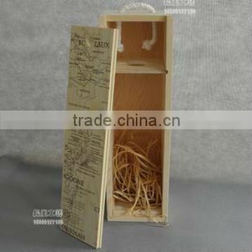 2016 hot sale wooden box for wine,wooden storage box