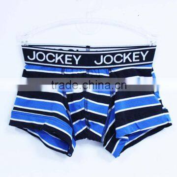 China children's underwear factory orgainc cotton boxer with stripe teen boy underwear