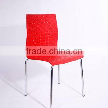 K/D new style stackable commercial plastic hotel restaurant dining chair 1850