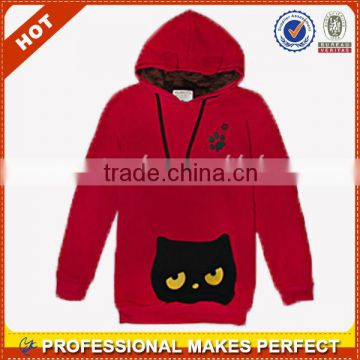 2013 cute girls pullover hoody with ears(YCH-A0007)