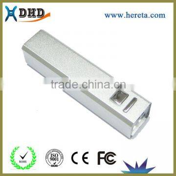 pop aluminium alloy shell promotional white slim thin powerbank