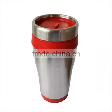 wash metal water bottle double wall PP mug with lid