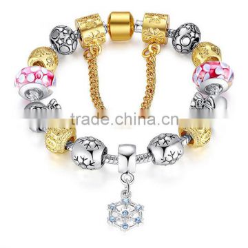 In stock new design fashion plating handmade brand Luxury metal rhinestone bracelet SKB1220