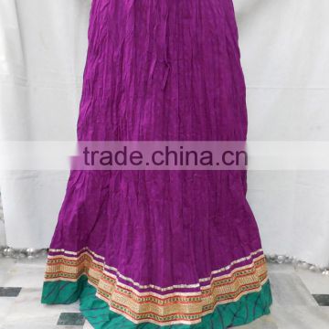 Indian Designer Cotton Long Skirt Girl's Wear
