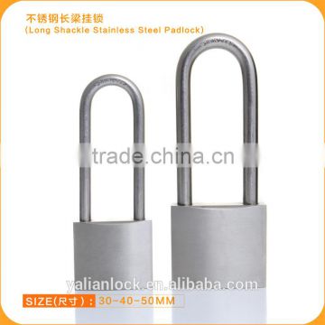China Best Selling Long Shackle Stainless Steel Padlock
