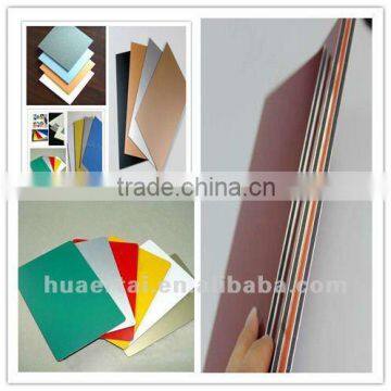 Decorative aluminium interior constructional material