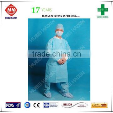 China manufacturer protetive healthcare AAMI Level 3 CPE gown