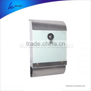 professional quality stainless steel hot mail box with lock