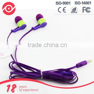 Yes hope Stereo earphones HiFi in-ear headphones universal cell phone headsets with Mic