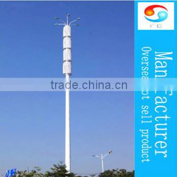 Strong earthquake resistance beautification antenna tower