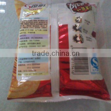 plastic heat sealed potato chips snack bag