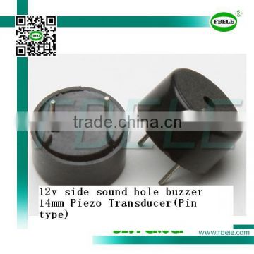 cheaper 12v 80DB 14mm side sound hole buzzer FBPT1410