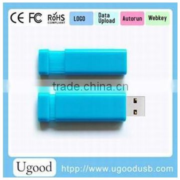 Factory stretchable usb pendrive,custom blue,pink, color pen drives,3year quality warranty pendrive usb