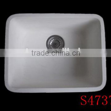 Eco-friendly solid surface kitchen sink,aritifical stone single bowl kitchen sink