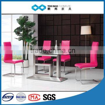 TB stainless steel new style large dining table set supplier