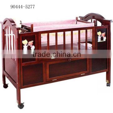 wooden bed new born baby bed wooden baby bed 90444-5277