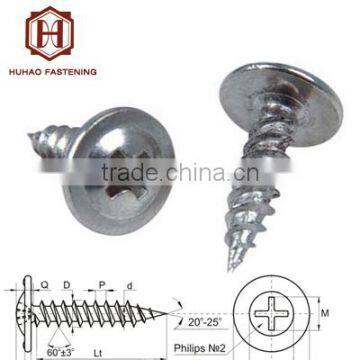 8x1/2'' galvanized truss head self tapping screw