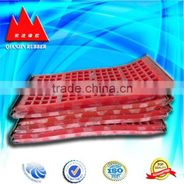 Polyurethane wire mesh for screening and sieving