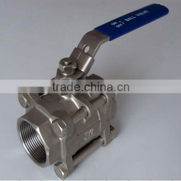 stainless steel 3PC ball valve