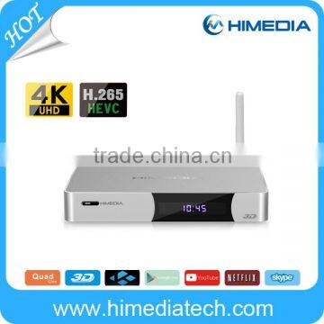 2016 new product Himedia Q5pro Quad-core 64bit H.265 Mali-T720 GPU 7.1 HD Audio Smart tv box android 5.1