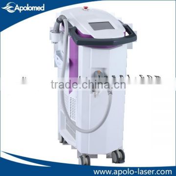 Apolomed beauty multifuction platform e-light ipl rf nd yag laser multifunction machine