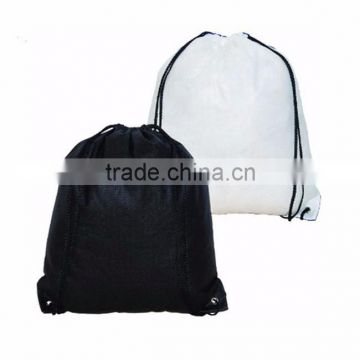 Promotional high quality unique non woven drawstring bag