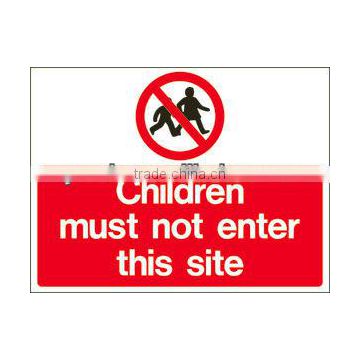 Children must not enter this site vinyle sticker