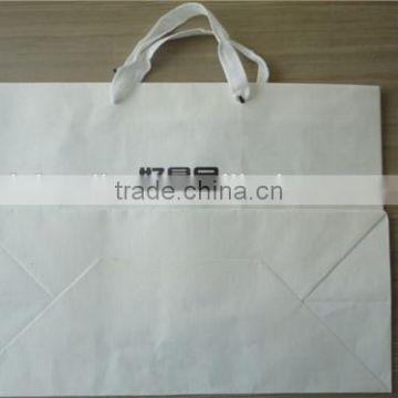 cheap handle new design New Fashion with logo printed warp and weft paper material custom paper shopping bag