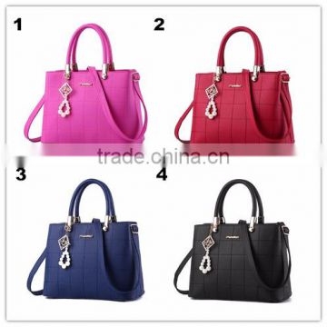 Small new fashion PU leather women lady's tote hand bag portable shoulder crossbody bag