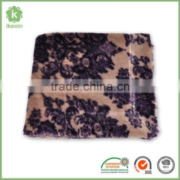 Heavy Warm Bedding Decro Pattern PV Fleece Blanket