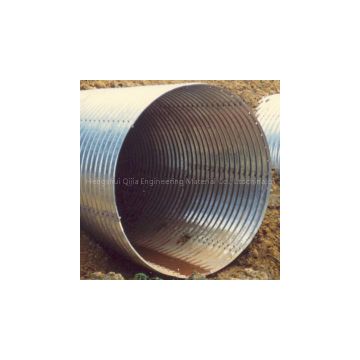 corrugated steel plate for assembly culvert pipe