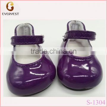 18 inch eco-friendly PU Collection plastic doll shoes