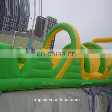 PVC inflatable caterpillar tunnel,inflatable paintball obstacle,inflatable obstacle course for sale