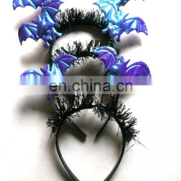 feather bat Halloween Headbands festival party favor products Easter bat Hair Band for children