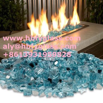 fire glass for bbq or garden heater whole saler