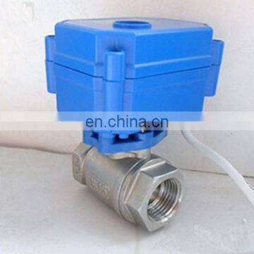 CWX-15 electric ball valve stainless steel motorized ball valve 2 way