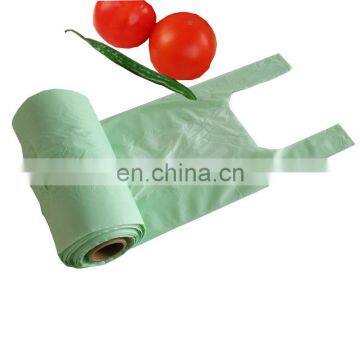 TOP Related Composable  Bio Degradable Cornstarch Carry T shirt Plastic Shopping Bag