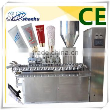 tube filling and sealing machine for poultice