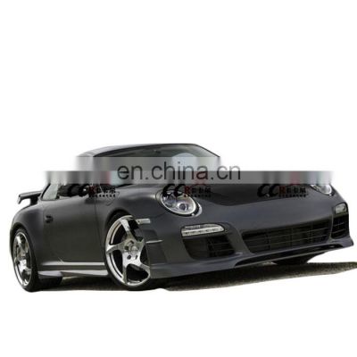 Hight quality and beautiful  MS style body kit for Porsche 911 997 front bumper rear bumper front lip rear lip wing spoiler