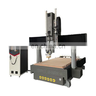 Leeder best price woodworking 4 axis atc furniture cnc router 1325 smart advertising wood engraving and carving machine