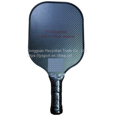 Pickleball paddle USAPA approved 3K woven surface polypropylene honeycomb core lightweight pickleball racket XSK05