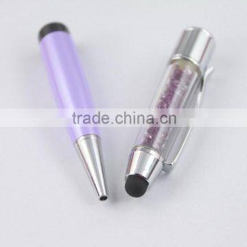 Custom high quanlity purple silver pen usb flash drive