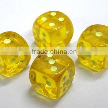 High quality resin dice