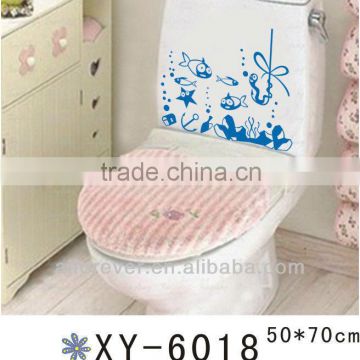 the toilet sticker fish wholesale home decor,wall decal