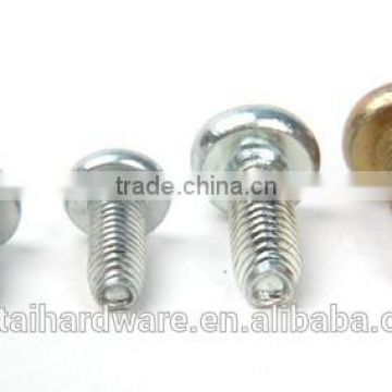 Galvanized precision acm socket pan head trilobular thread screw
