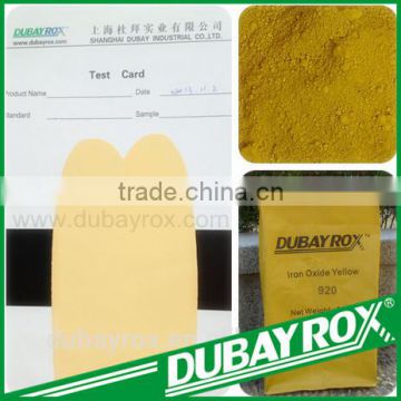 Hydrated Ferric Oxide Plastic Coating Iron Oxide Yellow 920