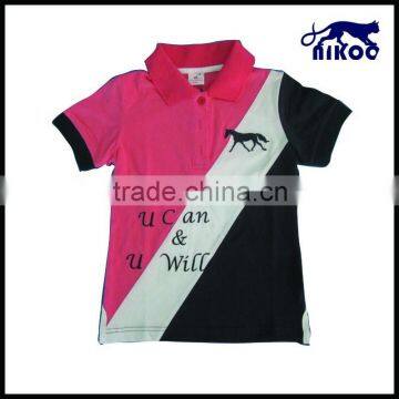 High Qualtiy Custom girls Polo shirt